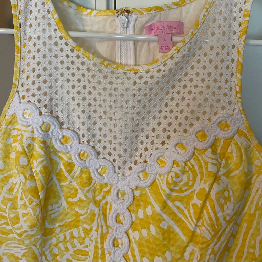 Lilly Pulitzer Shift Dress Shell Pattern - image 2